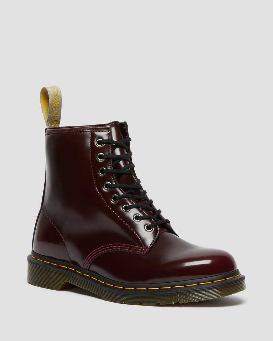 Dr. Martens Vegan 1460 Snørestøvler Herre Rød [8967KXNTL]